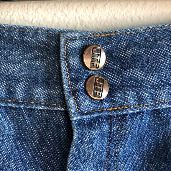 Sears Roebuck & Co Jeans the Fit Size 14 Approx Modern 4-6 Pants Elastic Ruched - Picture 3 of 7